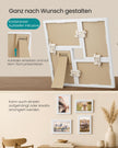 Fotolijsten Set – Compact – Gereedschapsloos Ophangen of Neerzetten – 10 x 15 cm – Wit