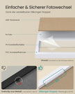 Fotolijsten Set – Middelgroot – Gereedschapsloos Ophangen of Neerzetten – 10 x 15 cm – Wit