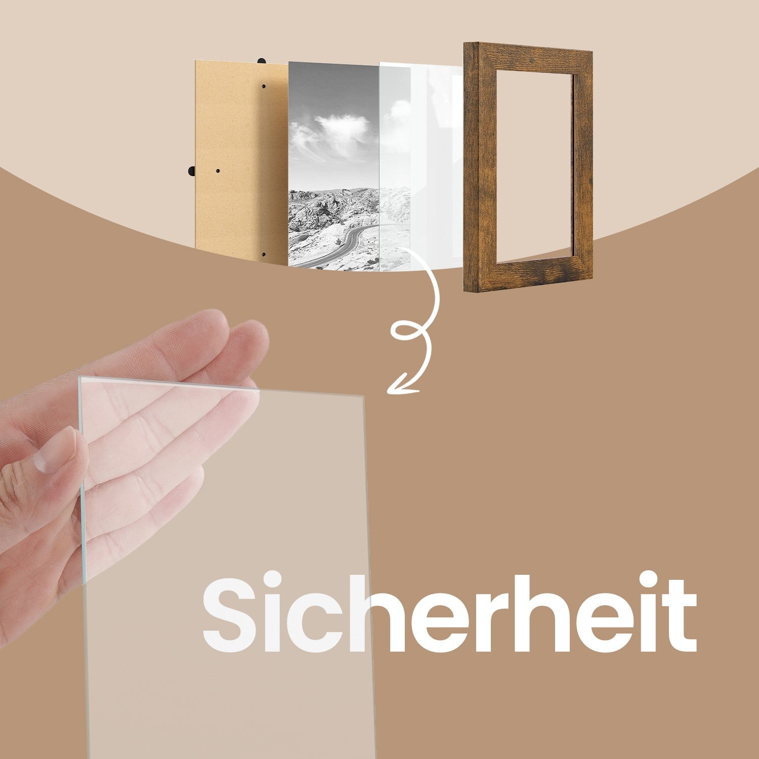 Fotolijstcollage – 10x15 cm Foto’s – Set van 10 Fotolijsten – Modern Design