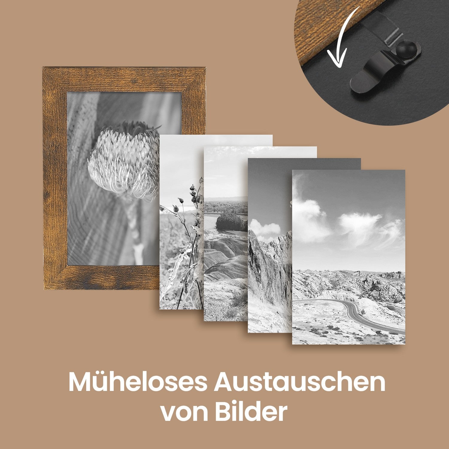 Fotolijstcollage – 10x15 cm Foto’s – Set van 10 Fotolijsten – Modern Design