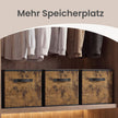 Opbergdozen - Set van 6 - Met Deksel - 40 x 30 cm - Zwart