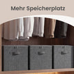 Opbergbox - Opvouwbaar met Handgrepen - Set van 3 - Grijs - 50 x 30 x 30 cm