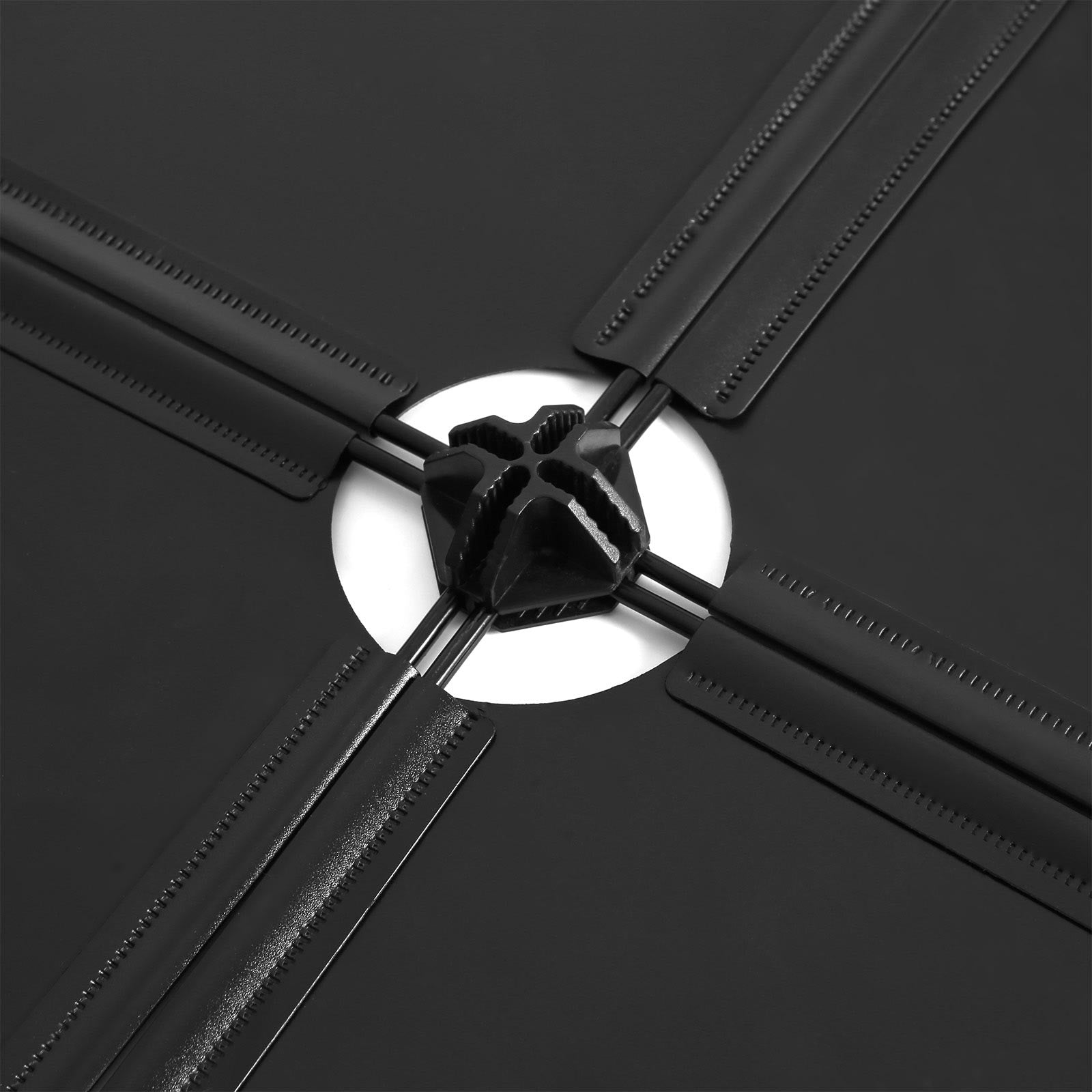 Schoenenrek – 15 vakken – Kunststof – Zwart