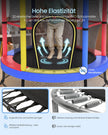 Kindertrampoline - 174 cm - Met Veiligheidsnet - Randbescherming - Meerkleurig