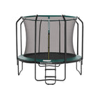 Trampoline - Ø 305 cm - Tuintrampoline met net en ladder - Donkergroen