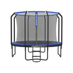Trampoline - Ø 305 cm - Tuintrampoline met net en ladder - Donkergroen