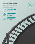 Trampoline veiligheidsnet – met ritssluiting – Ø 305 cm