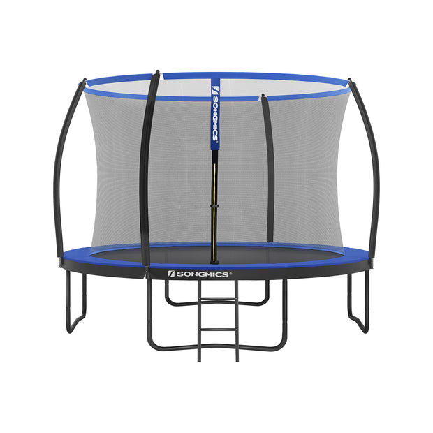 Tuintrampoline – Ø 305 cm – Veiligheidsnet – Zwart-Blauw
