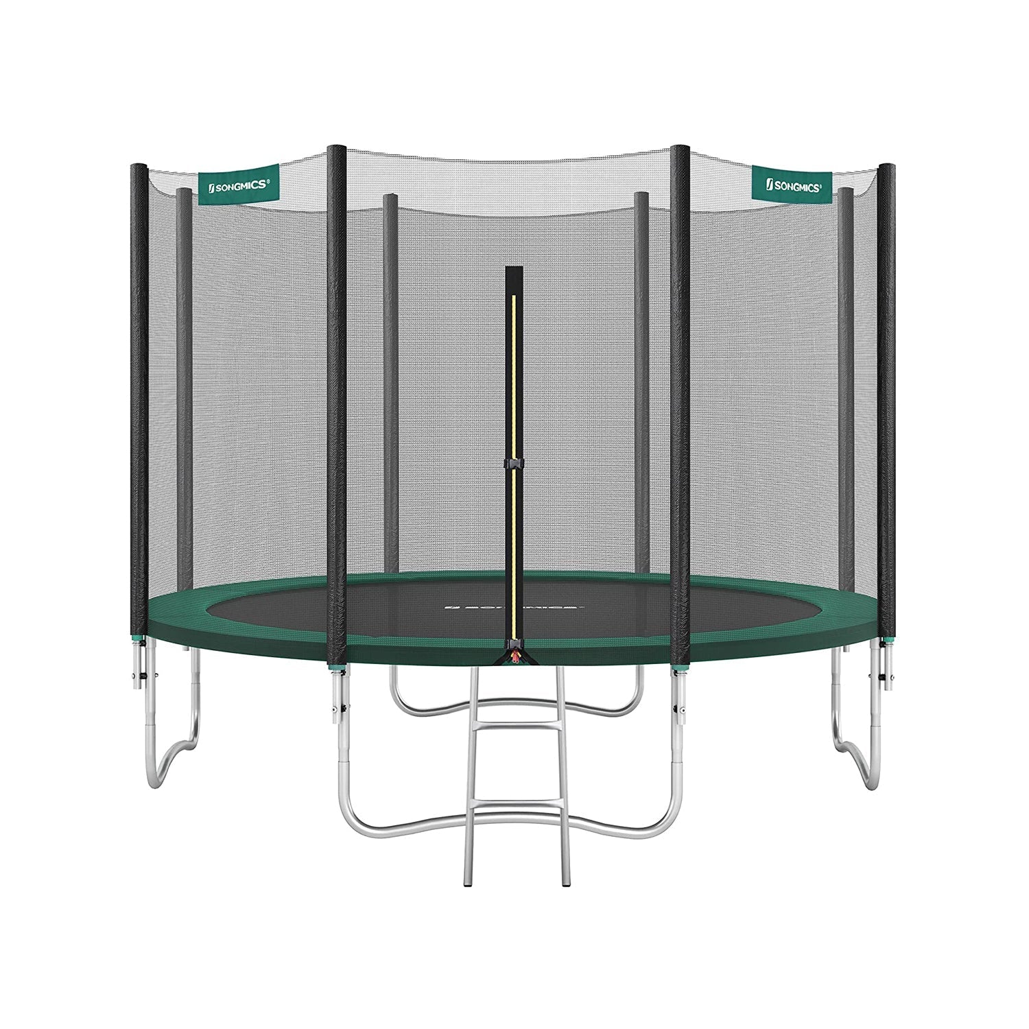 Trampoline – met veiligheidsnet – Ø 305 cm – groen