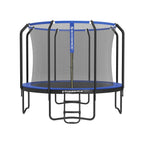 Trampoline - Ø 366 cm - Ronde trampoline - Met veiligheidsnet en ladder - Donkerblauw