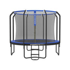 Trampoline - Ø 366 cm - Met binnennet, ladder en veiligheidsnet - Groen
