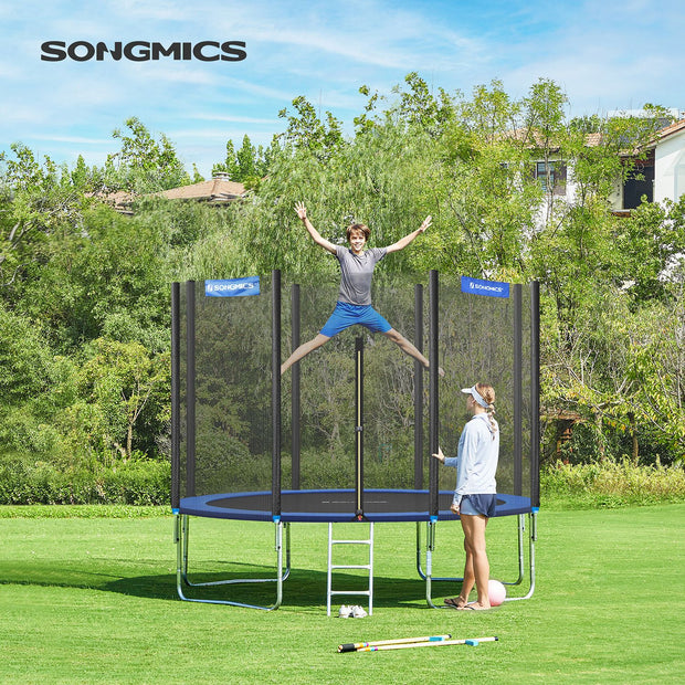 Trampoline – Veiligheidsnet – Zwart-Blauw