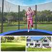 Trampoline – Veiligheidsnet – Zwart-Blauw