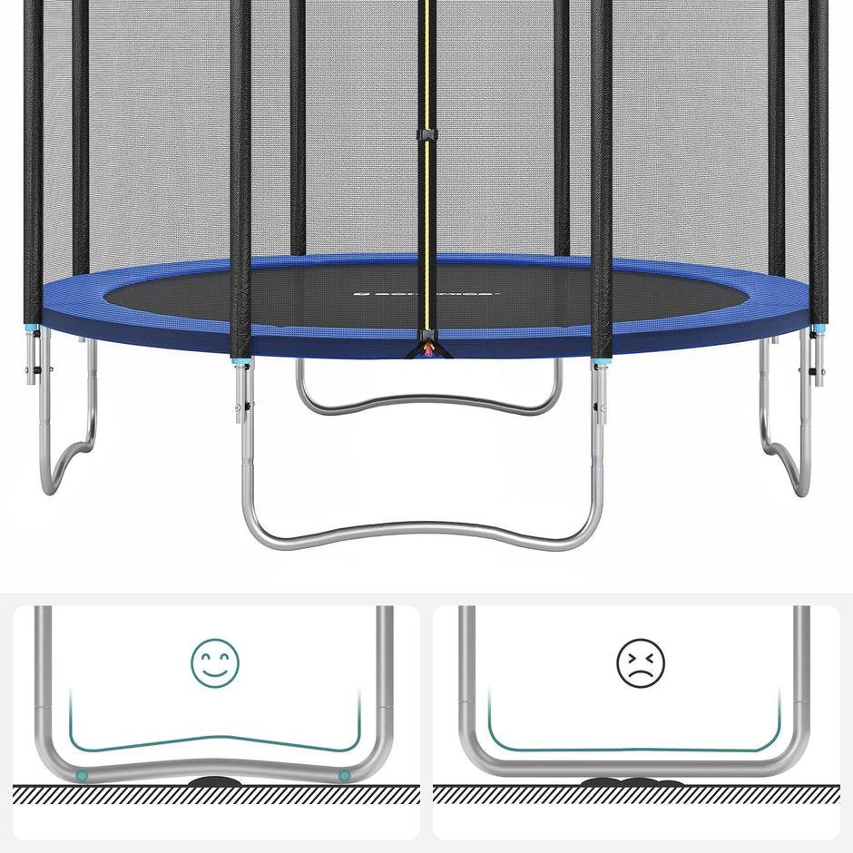 Trampoline – Veiligheidsnet – Zwart-Blauw