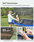 Tuintrampoline – met veiligheidsnet – Ø 366 cm