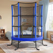 Kindertrampoline - 174 cm - Veiligheidsnet - Randbescherming - Blauw