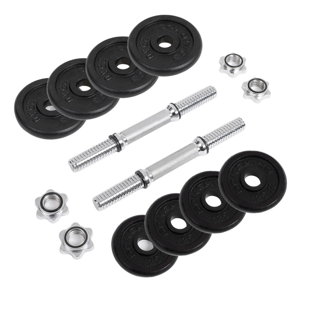 Halterset - Dumbbells set van 2 - 20 kg