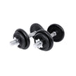 Halters – Gietijzeren dumbbells – Set van 2 – Zwart