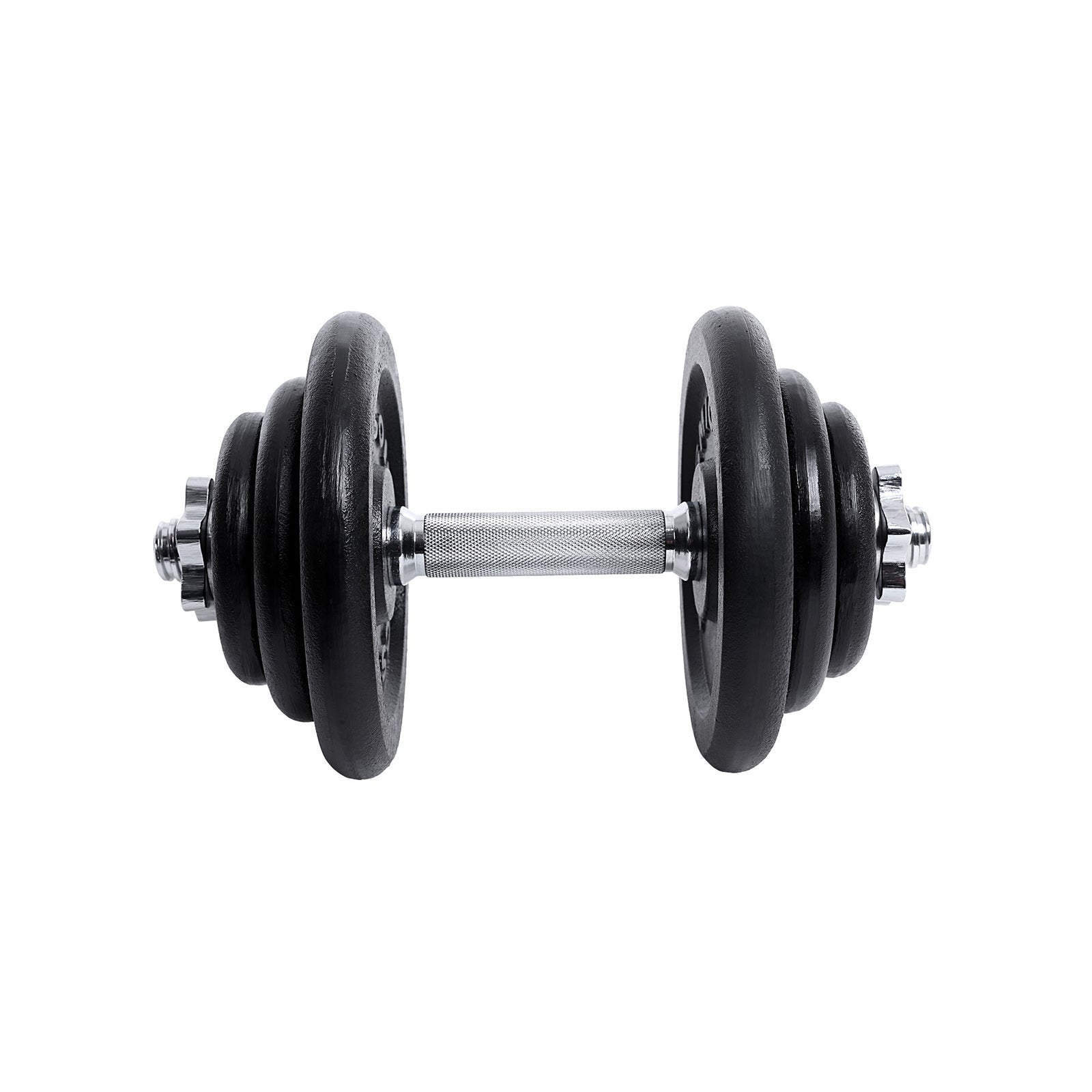 Halters – Gietijzeren dumbbells – Set van 2 – Zwart