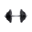 Halters – Gietijzeren dumbbells – Set van 2 – Zwart