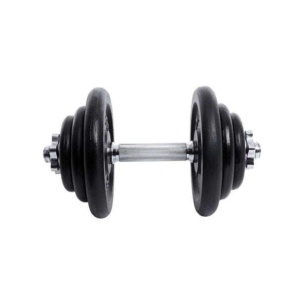 Halters – Gietijzeren dumbbells – Set van 2 – Zwart