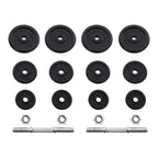 Halters - Gietijzeren dumbbells - Set van 2 - Totaal 40 kg