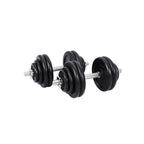 Halterset – Verstelbaar – 60 kg – Zwart