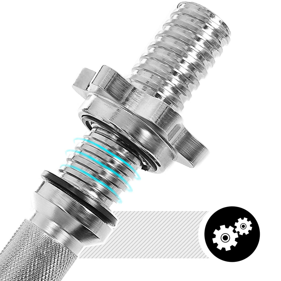 Halterset – Verstelbaar – 60 kg – Zwart