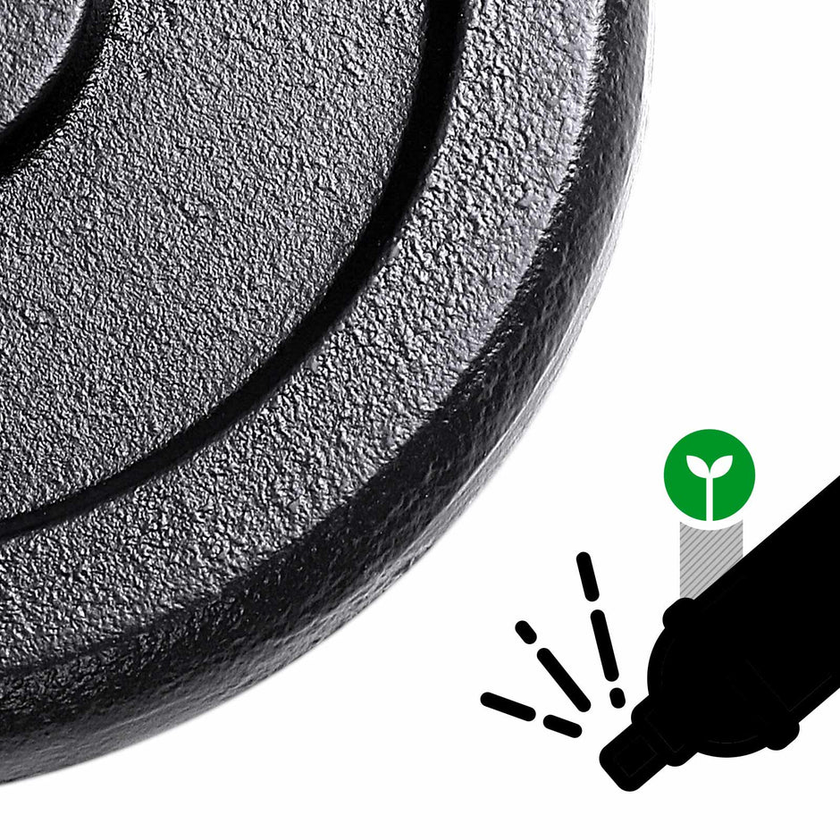 Halterset – Verstelbaar – 60 kg – Zwart