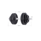 Halterset – Verstelbaar – 60 kg – Zwart