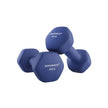 Halterset – Ergonomische grip – 2 x 5 kg – Blauw