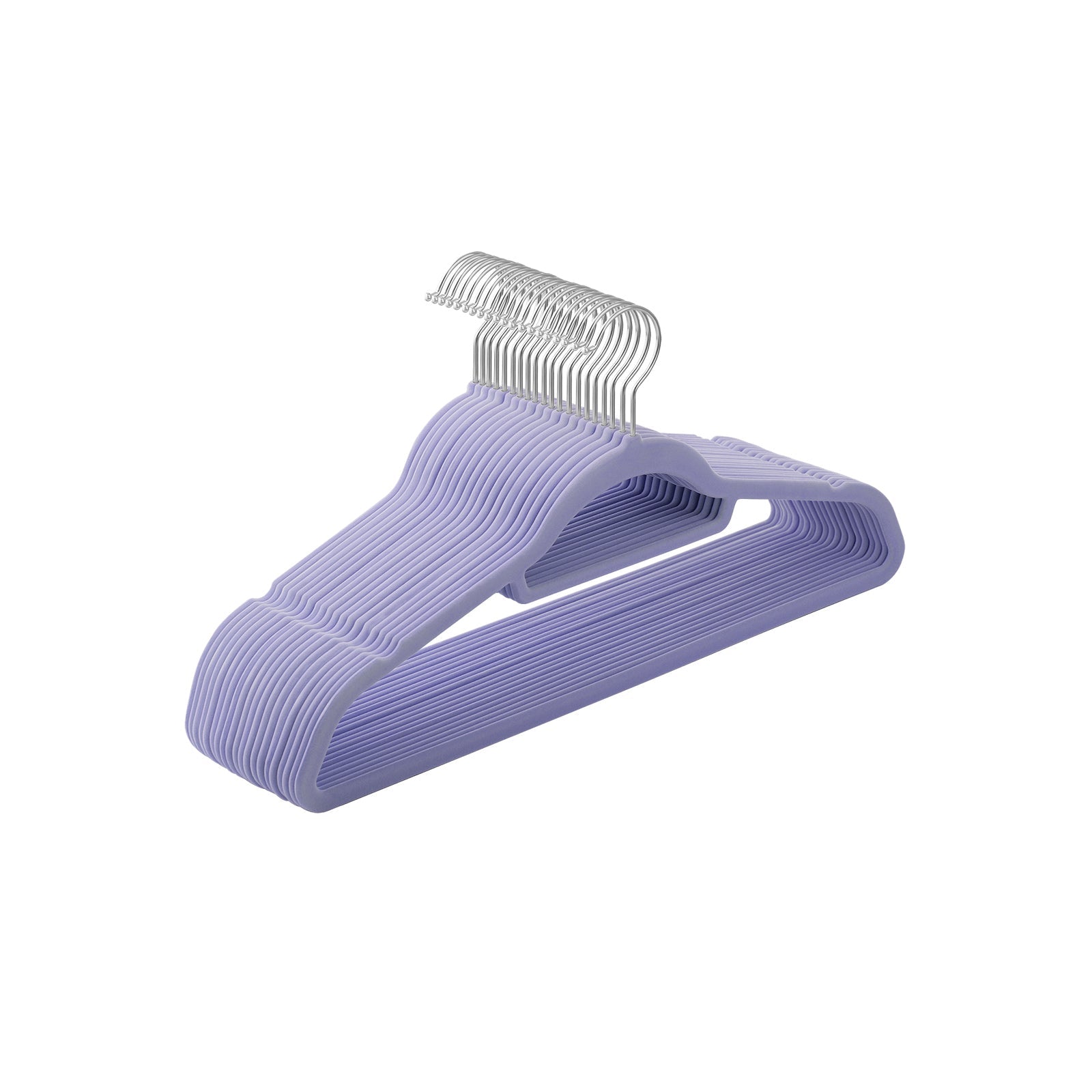 Kledinghangers – fluweel – antislip – set van 20