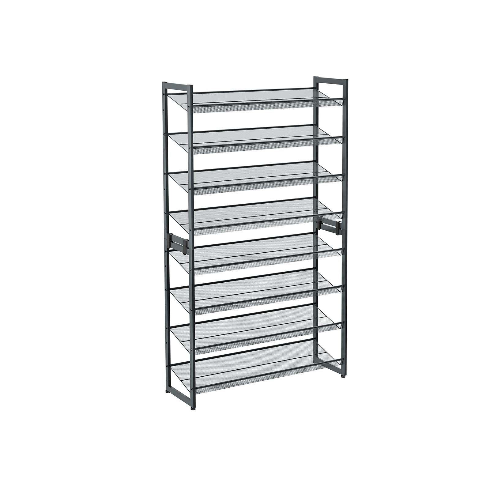 Schoenenrek - 8 niveaus - Stapelbare schoenenopberger - 2 x 4 niveaus