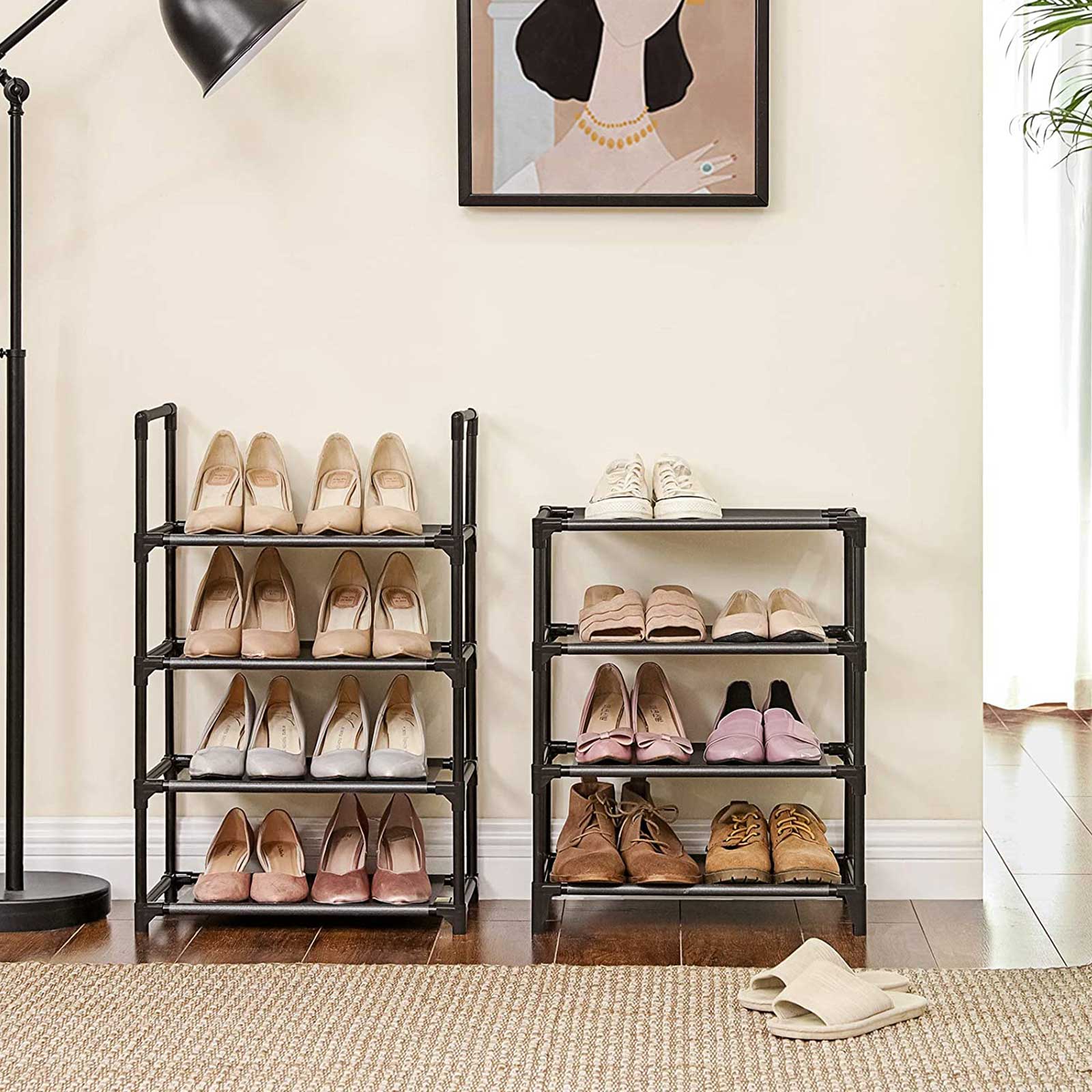 Schoenenrek – 8-laags – Ruimtebesparend ontwerp – 28 x 46 x 145 cm