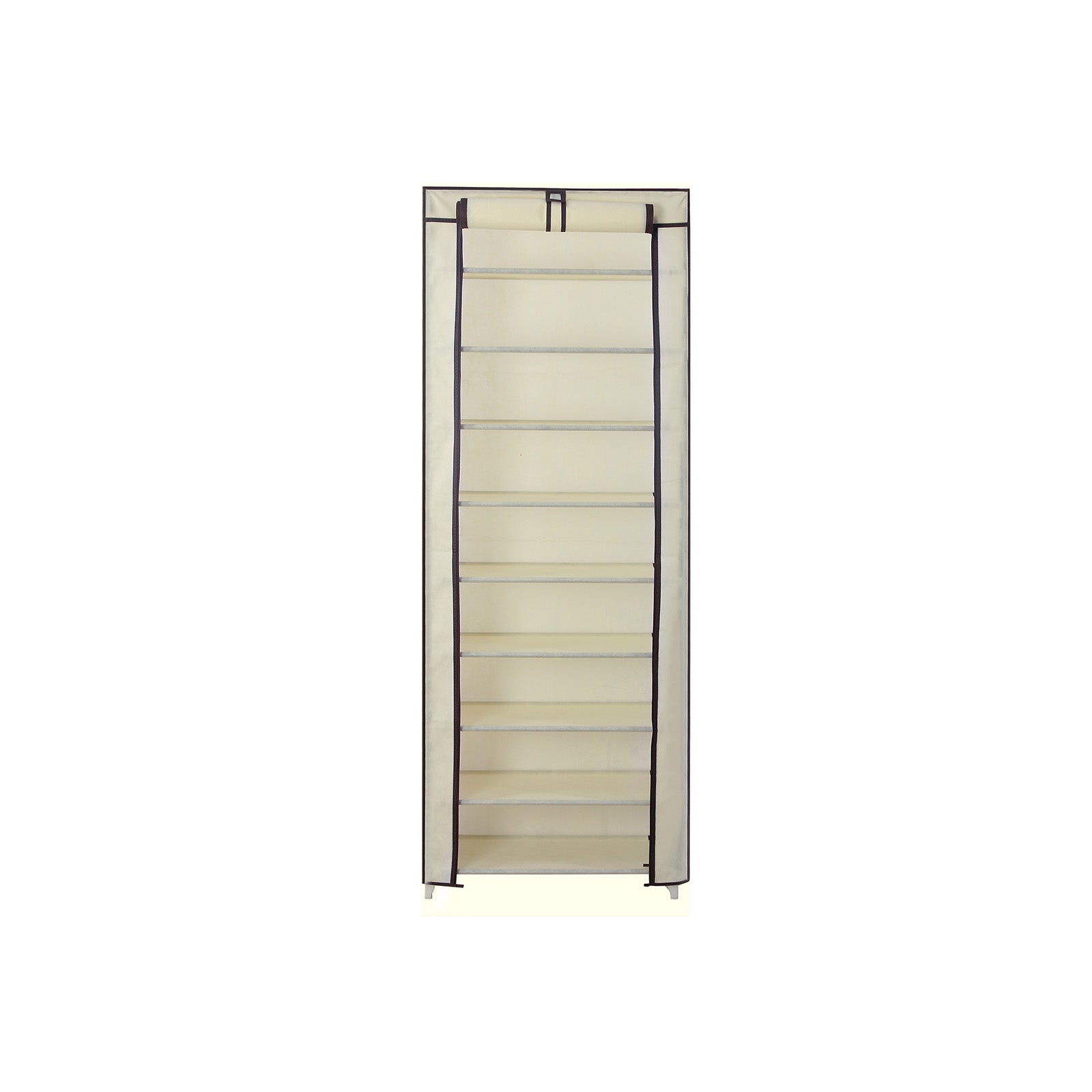 Schoenenrek – Verstelbare planken – Voor 27 tot 35 paar schoenen – 160 cm hoog