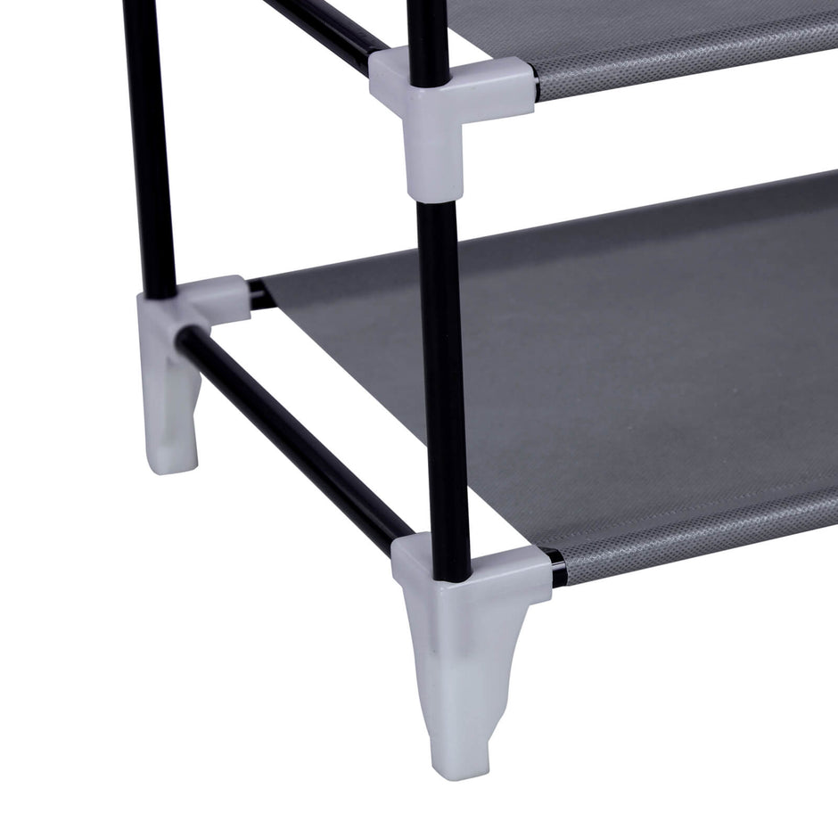 Schoenenrek – Verstelbare planken – Voor 27 tot 35 paar schoenen – 160 cm hoog