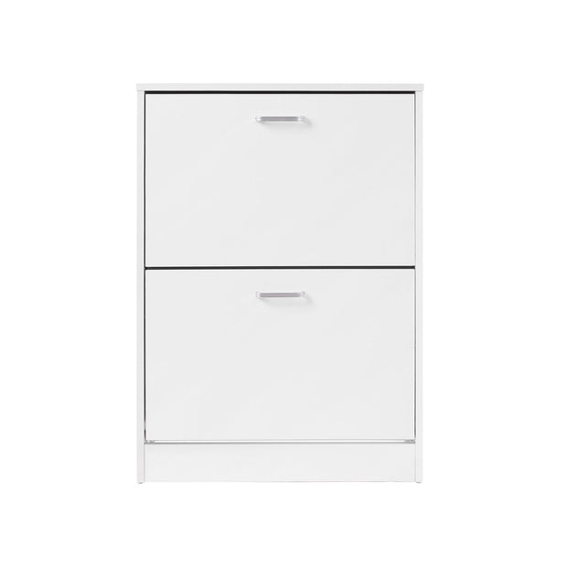 Schoenenkast – 2 lades – Capaciteit 12 damesschoenen of 8 herenschoenen – 24 cm diep