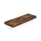 Zwevende plank – houtlook – 60 x 20 x 3,8 cm – bruin