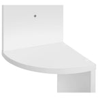 Hoekplank – 5 niveaus – zwevend – wandplank – wit