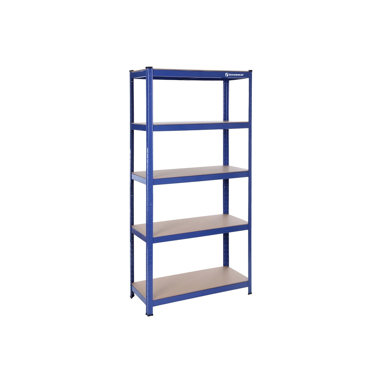 Opbergrek - Metalen kast - 875 kg draagkracht - 180 x 90 x 40 cm - Zilver