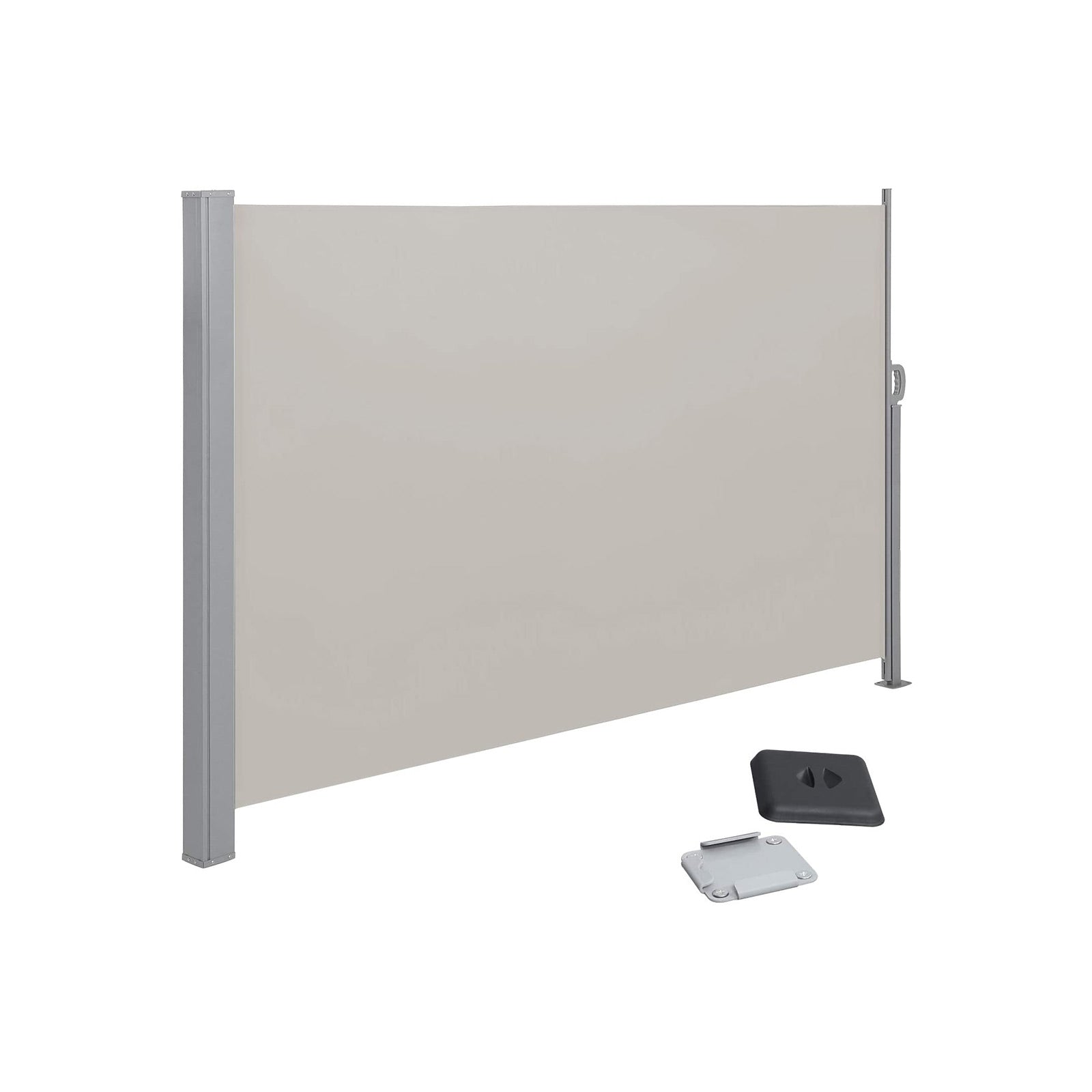 Zijluifel – Perfect voor balkon – Grijs en wit