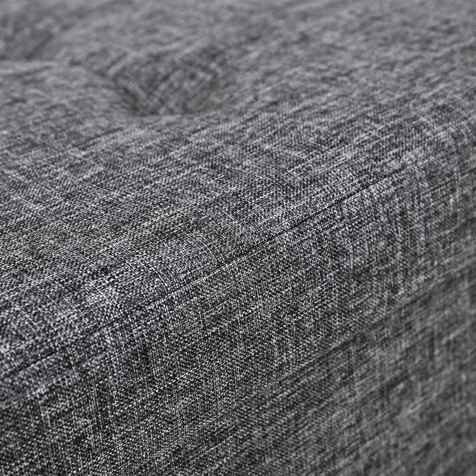 Zitkist 110 Cm Donkergrijs Gemêleerd