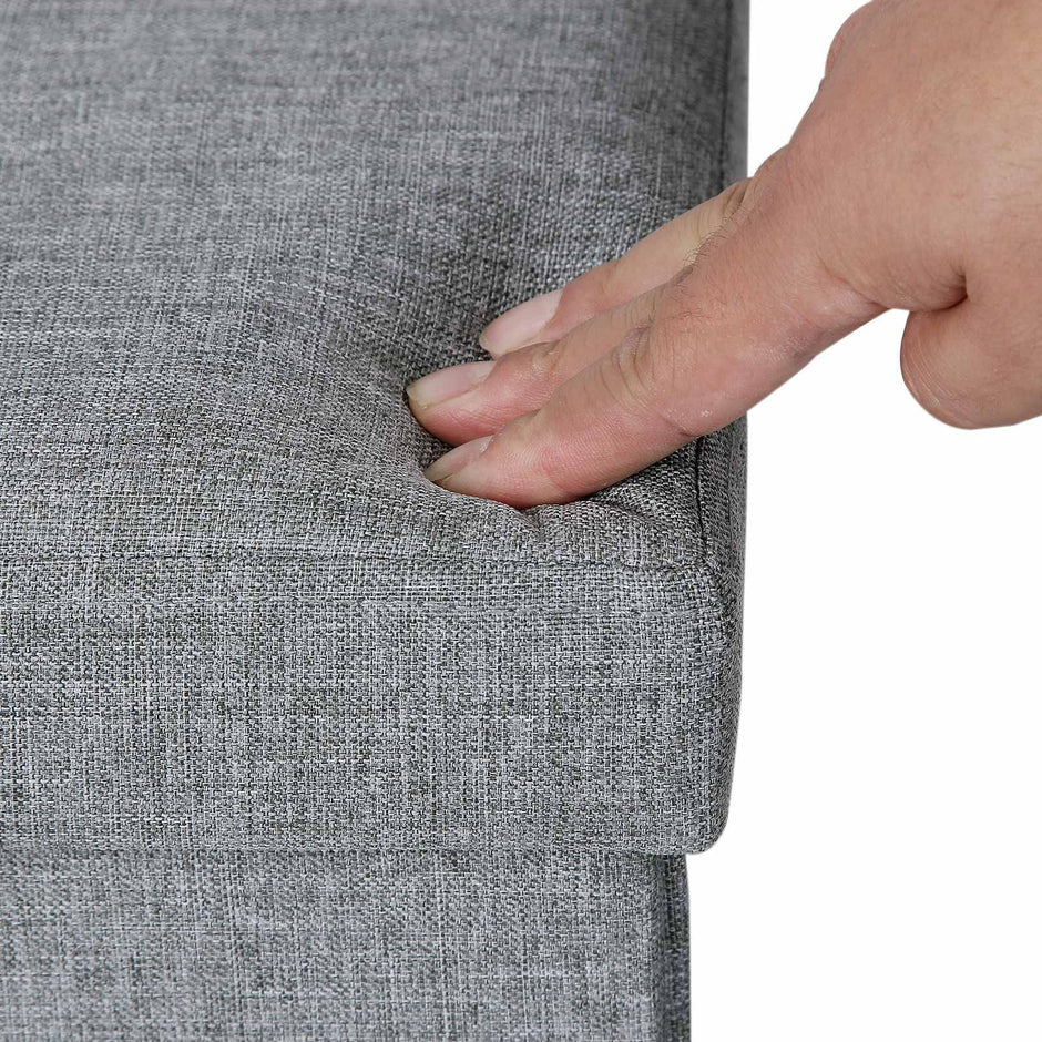 Zitkist 76 Cm Lichtgrijs Gemêleerd