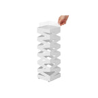 Parapluhouder - Vierkant design - Met wateropvangbak - Wit
