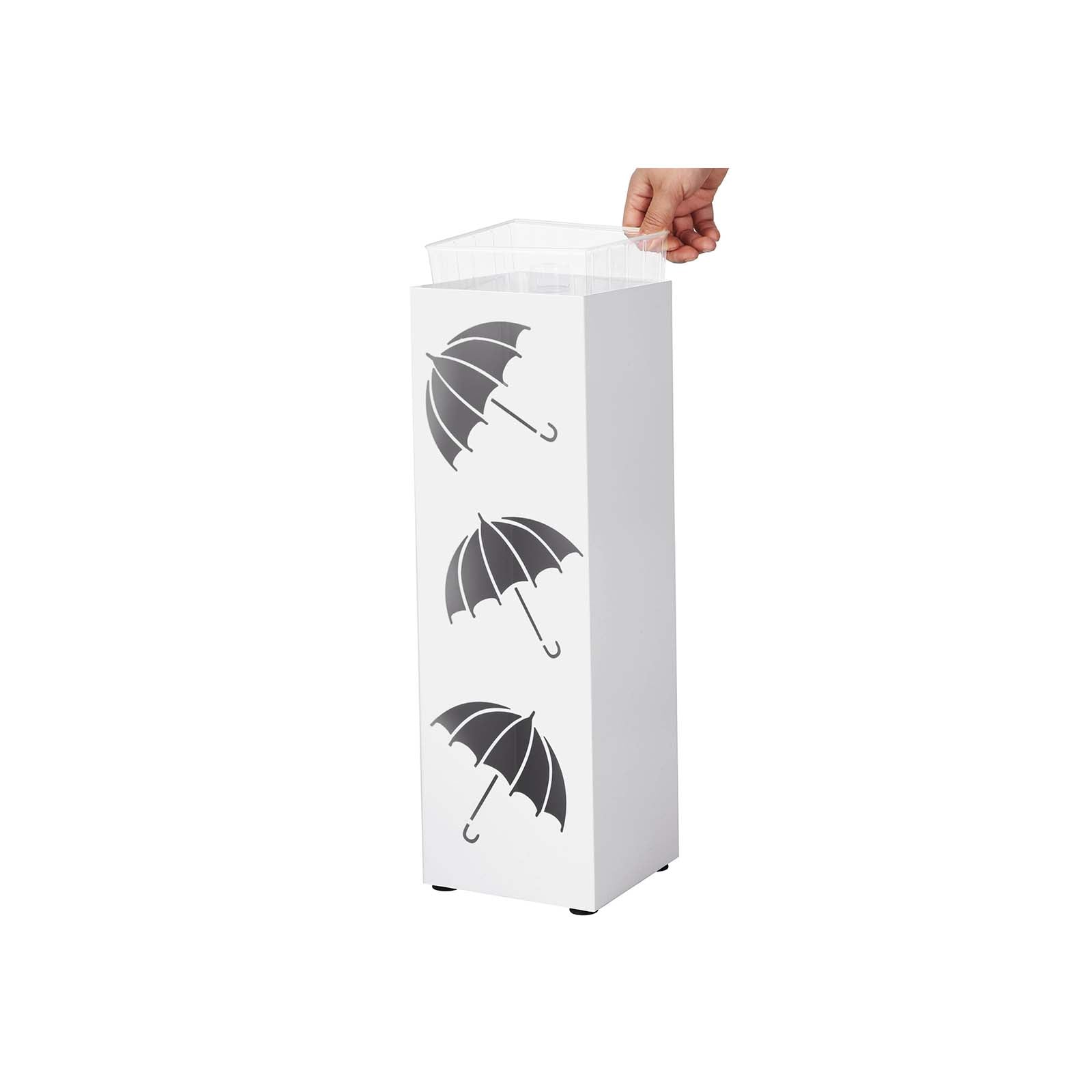 Paraplubak – strak design – wit