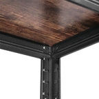 Opbergrek – Industrieel ontwerp – Zwart en vintage bruin