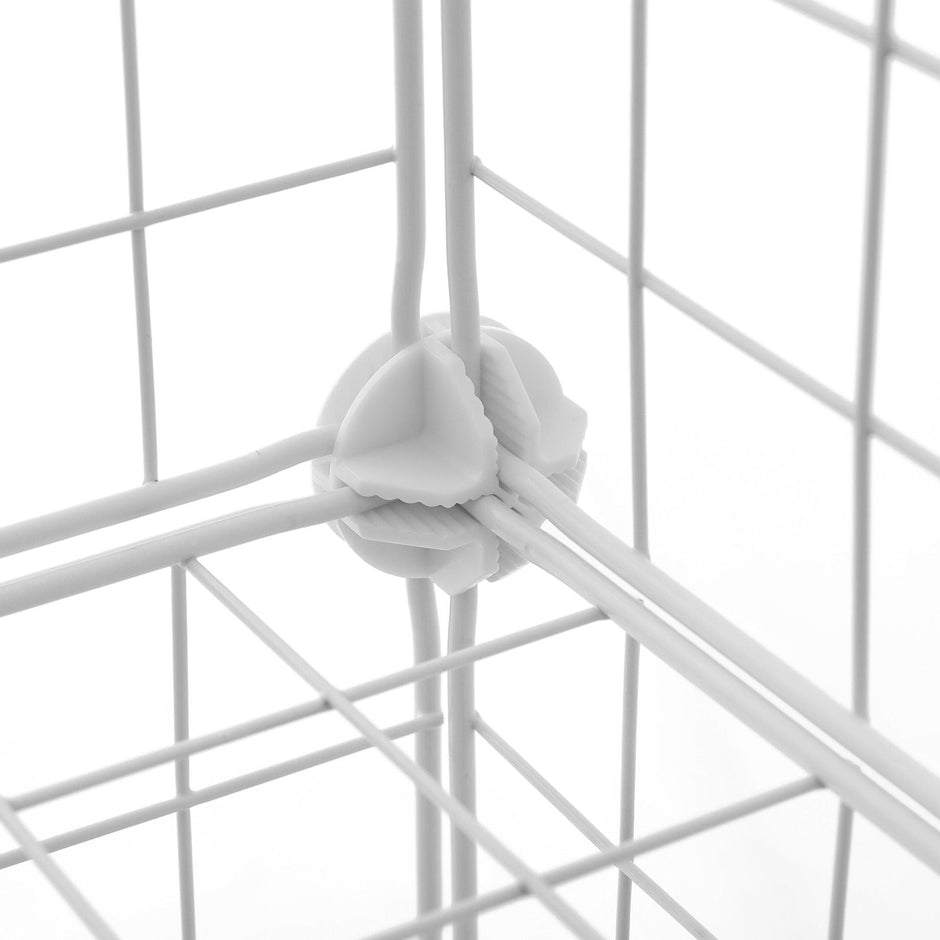 Opbergkast – Flexibel draadraster systeem – Wit