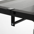 Kledingkast - Stoffen kast met 2 roedes - 140 x 43 x 174 cm - Zwart
