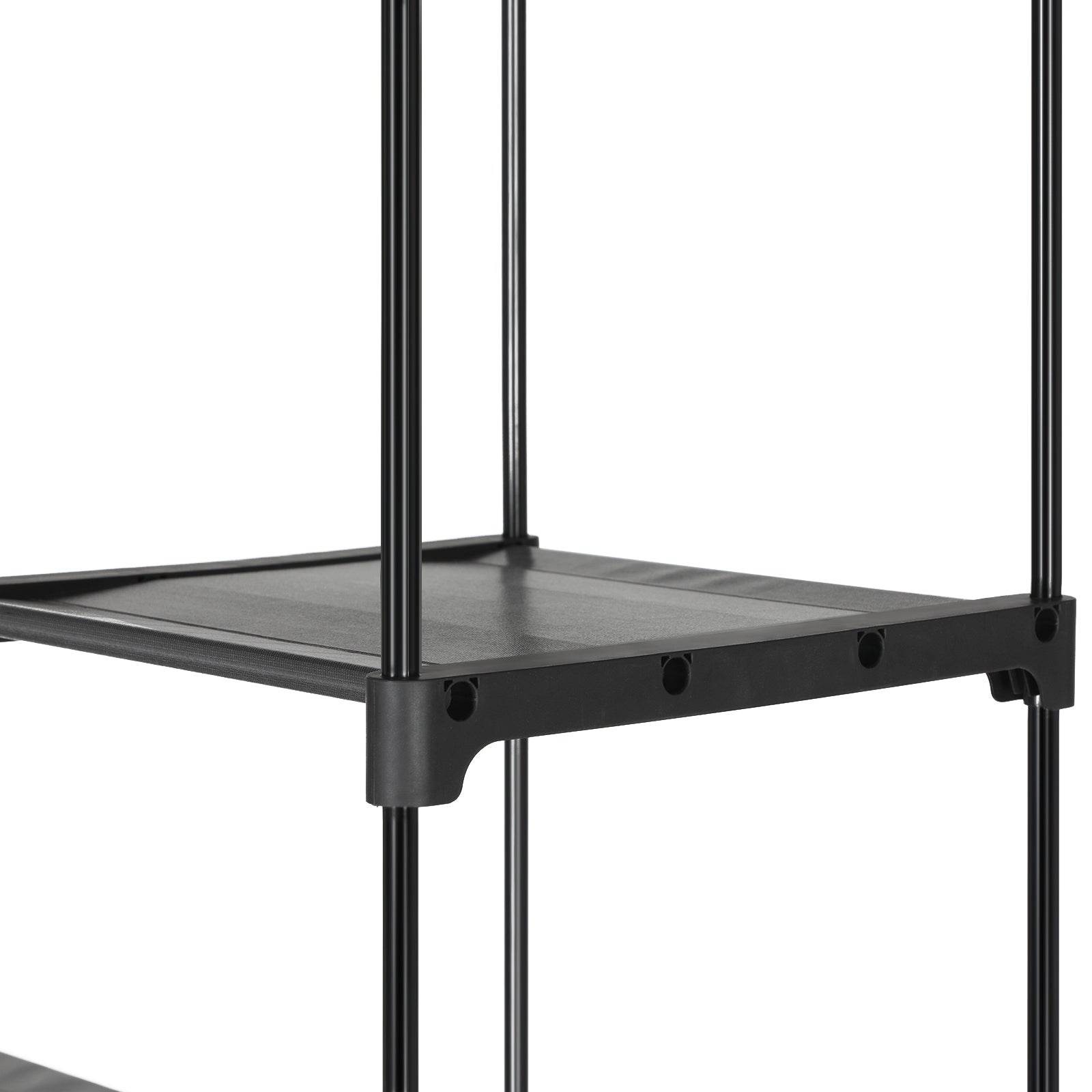 Kledingkast –  – Met verstelbare planken – Tot 30 kg per hangrail