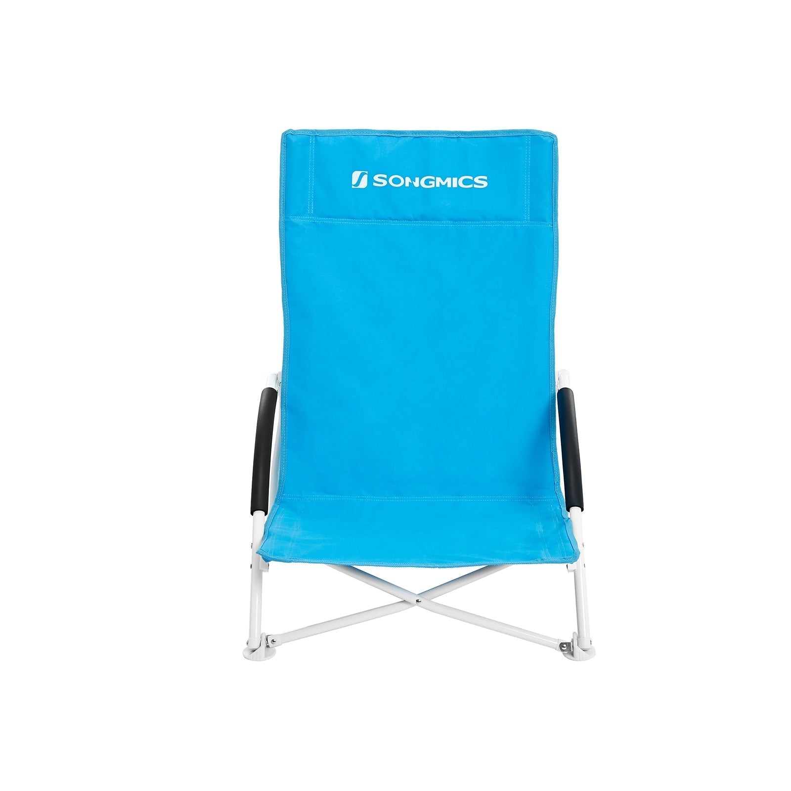 Strandstoel – hoge rugleuning – comfortabel – groen